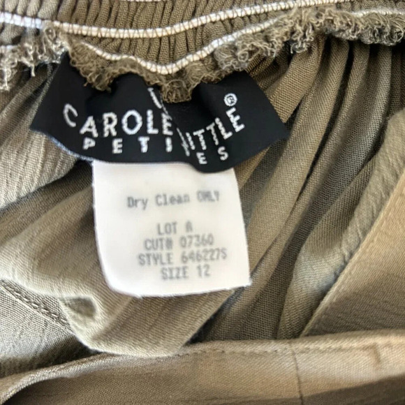 Carole Little Vintage Blouson Jacket and Full Skirt Outfit USA Made Size 12 - Picture 12 of 14